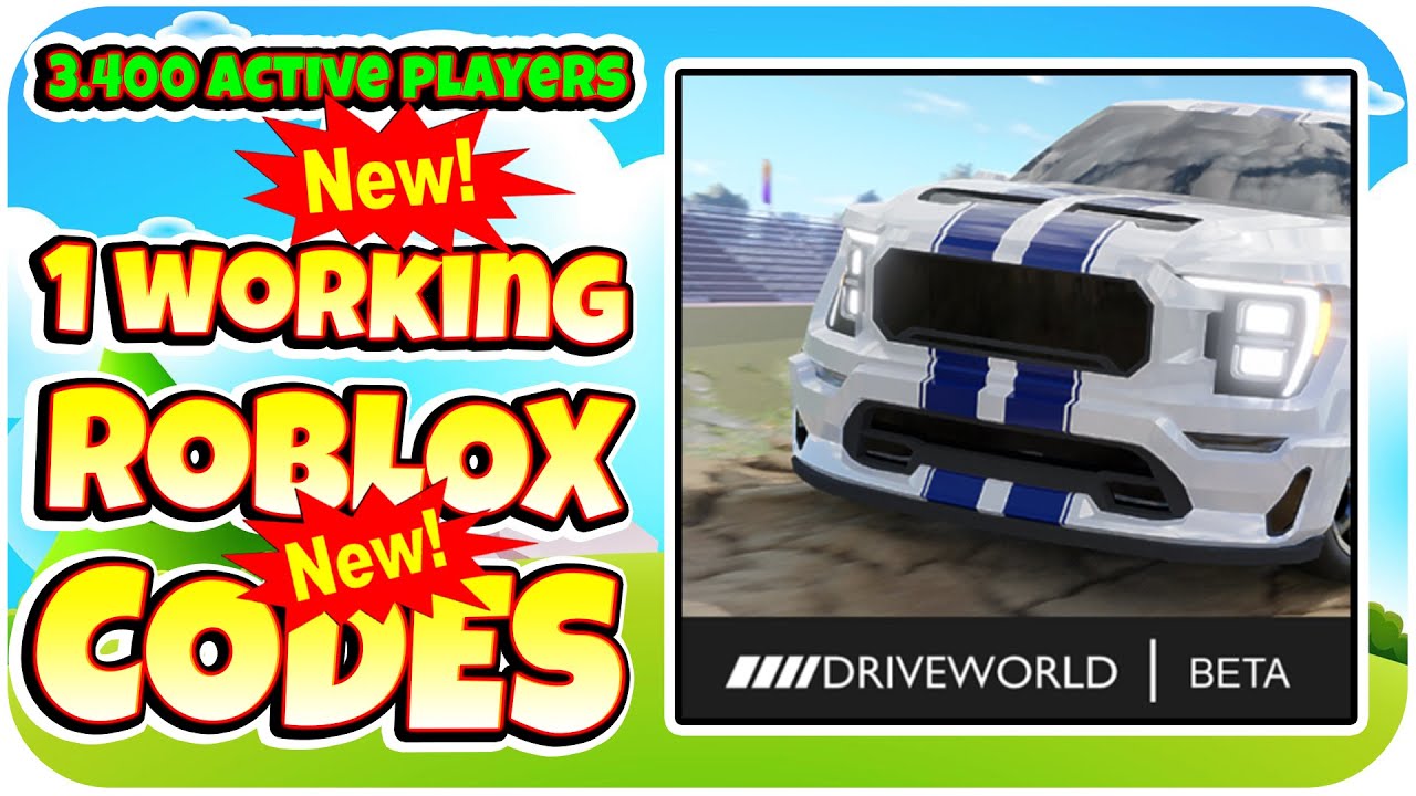NEW CODES Drive World By Drive World Twin Atlas, Roblox GAME, ALL