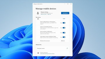Windows 11 is Getting an Easier Way to Remove Linked Mobile Devices
