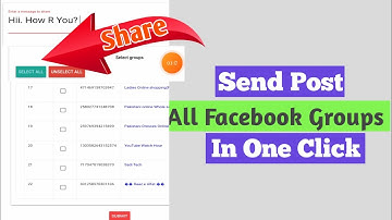 How to send post to all facebook groups just in one click 2022 || Share post to all fb groups