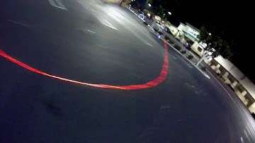 Pyro Drone Hyperlite Race Maiden on Rainbow Road