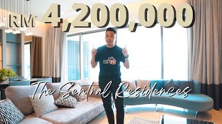 RM4.2Million Penthouse Home Tour | Sentral Residence @ KLSentral | 4 Bedroom with SkyPool Facilities by Malaysia Property TV 41,420 views 1 year ago 7 minutes, 27 seconds