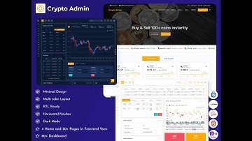 Crypto UI Kit Bootstrap Admin Template Dashboard with Light Theme