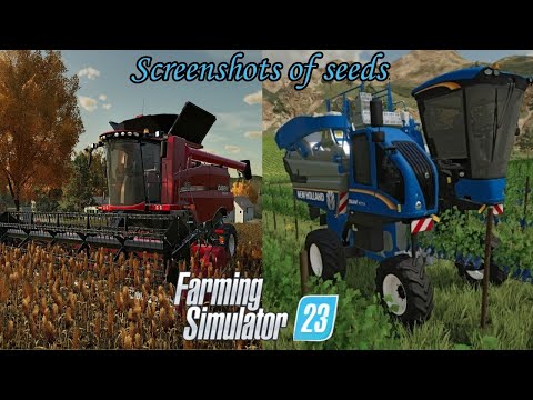 Farming simulator 23  All screenshot of seeds 