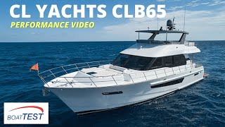 CLYachts CLB65 Performance Video (2023) by Boattest.com