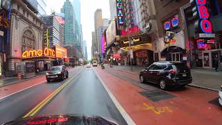 ⁴ᴷ⁶⁰ NYC State of Emergency : Driving 42nd Street to Soho & Greenwich Village (May 23, 2020)