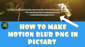 How To Make Motion Blur PNG In Android | Picsart | Chandan Creation |