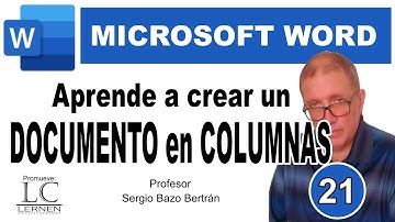 Curso GRATUITO de WORD | Parte 21 | Aprende a crear un DOCUMENTO EN COLUMNAS