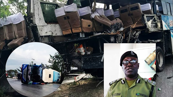 AJALI YAUA WATU NANE MWANZA, MABASI MAWILI YAGONGANA NYANG'ANYANG'A/DEREVA AKIMBIA