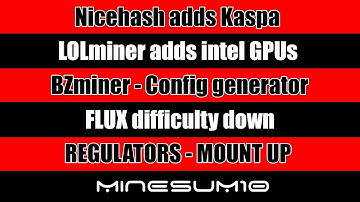 Nicehash adds Kaspa, Lolminer adds intel GPU