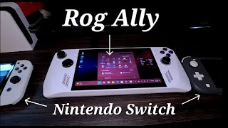 Asus Rog Ally vs Nintendo Switch Oled. •Diferencias•