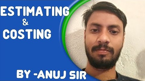 Estimating and costing. Bar Bending schedule lecture#By Anuj sir