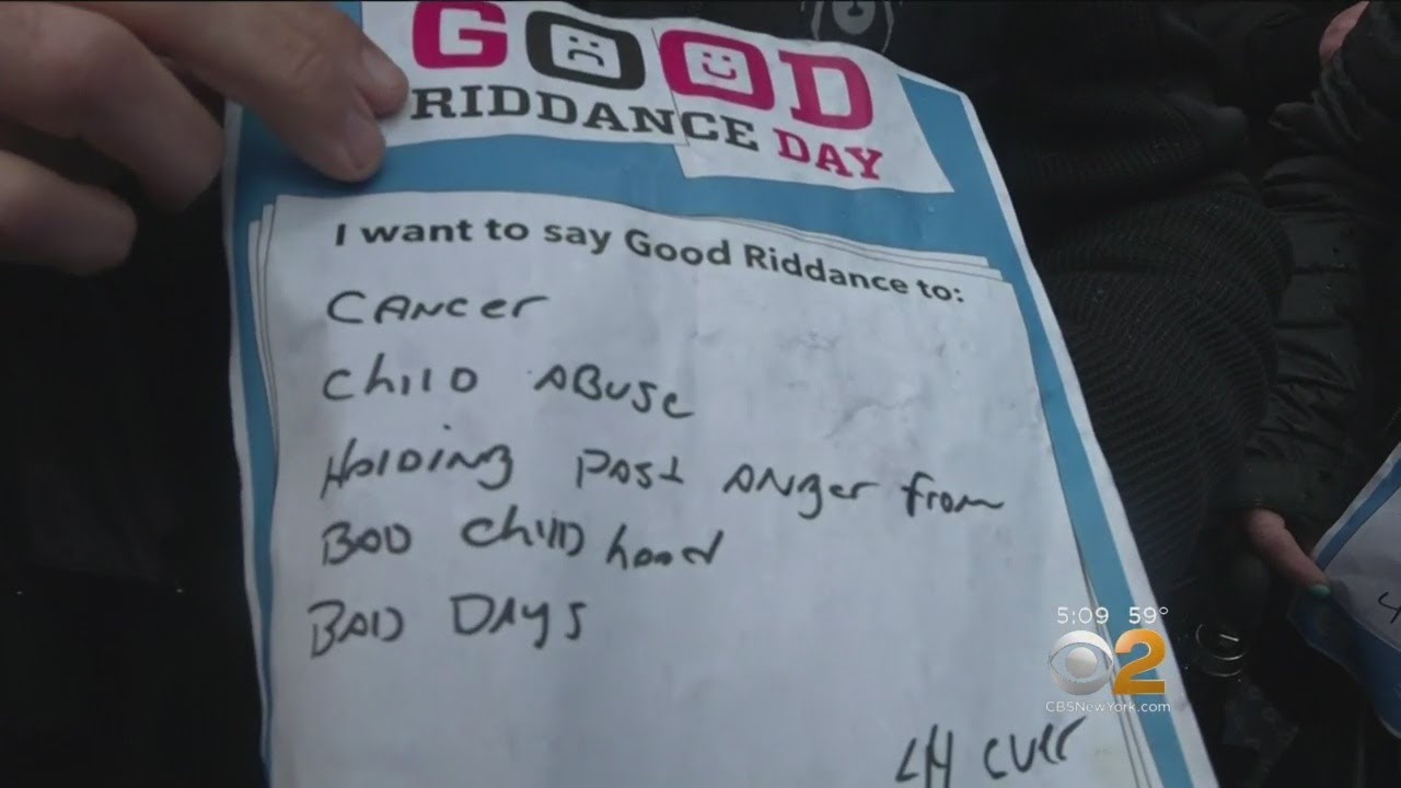 New Yorkers Say 'Sayonara' To Bad Memories For Good Riddance Day