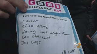New Yorkers Say 'Sayonara' To Bad Memories For Good Riddance Day