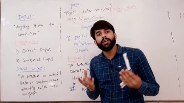 Computer Science Lecture 06 (First Year) Input And Keyboard By Numan Pasha(MSCS)