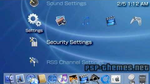 PSP Theme Mac osx theme for PSP PSP-Themes.NET