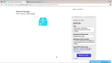 Pre-Buy Proposal Outlines and Compliance Matrix