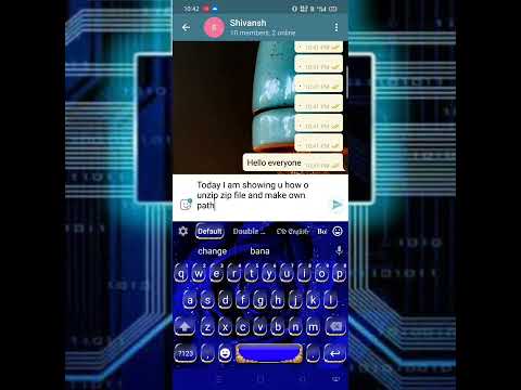How to unzip a zip file in android device