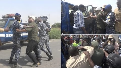 L'arrestation musclée de Bougane Gueye à l'entrée de Bakel