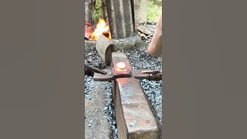 Old Tools Melted Into a New Peraak Complete Forging Tutorial #youtubeshorts #blacksmith #vairalvideo