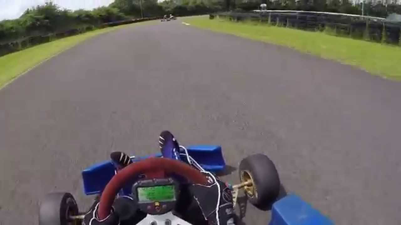 F100 Round 3 Llandow Heat 2 100cc direct drive kart race series