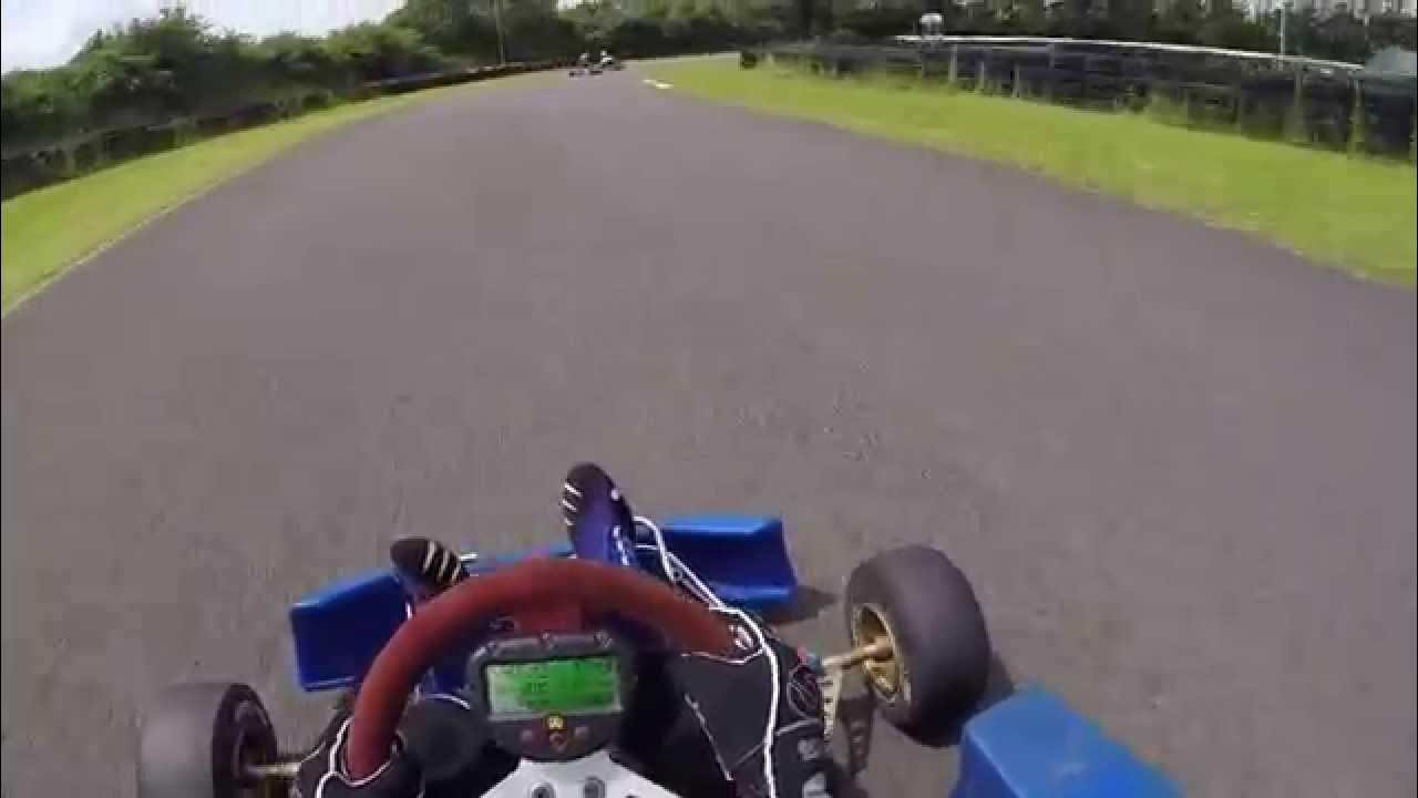 F100 Round 3 Llandow Heat 2 100cc direct drive kart race series YouTube