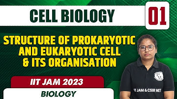 Cell Biology 01 | Structure of Prokaryotic and Eukaryotic Cell & its Organisation | IIT JAM 2023