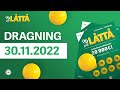 Paf Låttå Dragning 30 november
