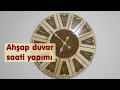 Ahşap Duvar Saati Yapımı / Wooden wall clock