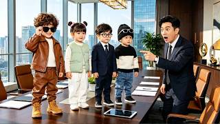 Four genius kids hacked the CEO's computer, accidentally found he was their father, and reunited!