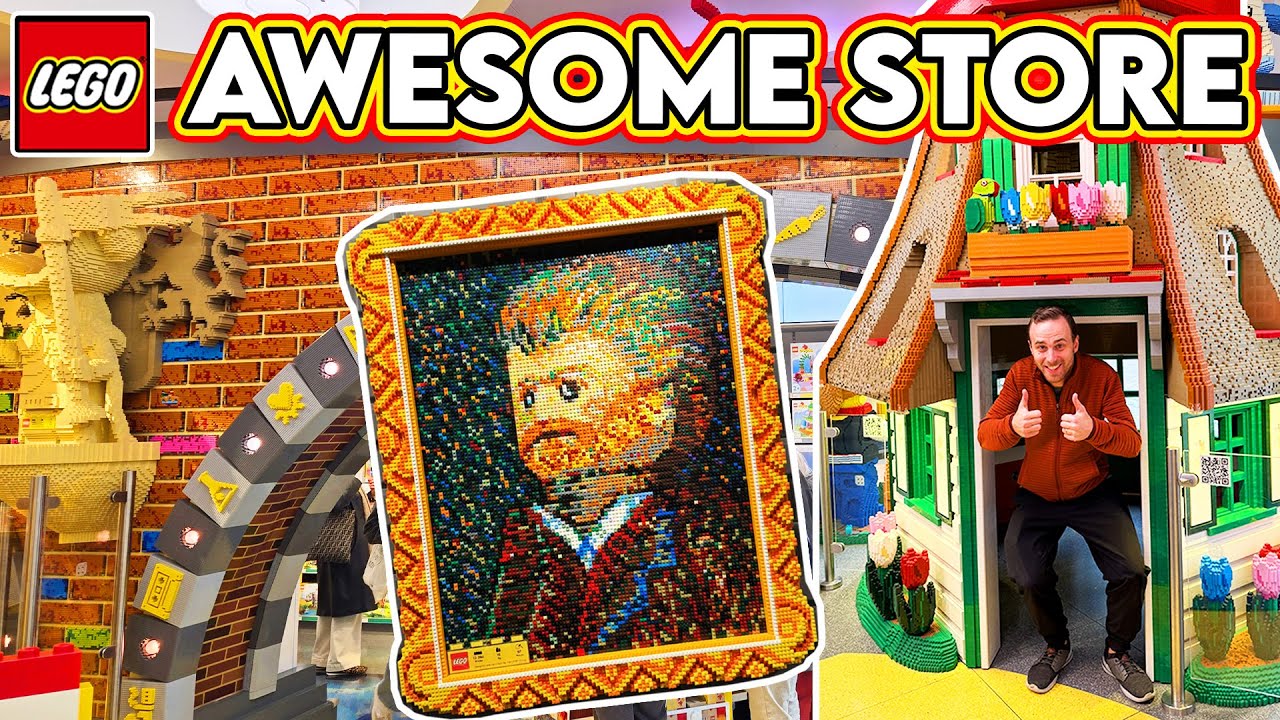 Невероятный магазин LEGO в Амстердаме! Полный тур