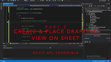 Revit API - Create & Place Drafting View on Sheet - Part 3
