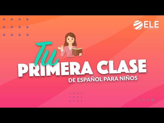 🌟 Cómo dar tu PRIMERA CLASE de ESPAÑOL para NIÑOS 🌟 [masterclass] -  YouTube