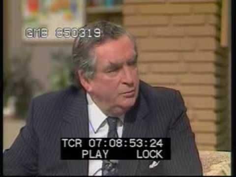 Denis Healey on British economy 1985