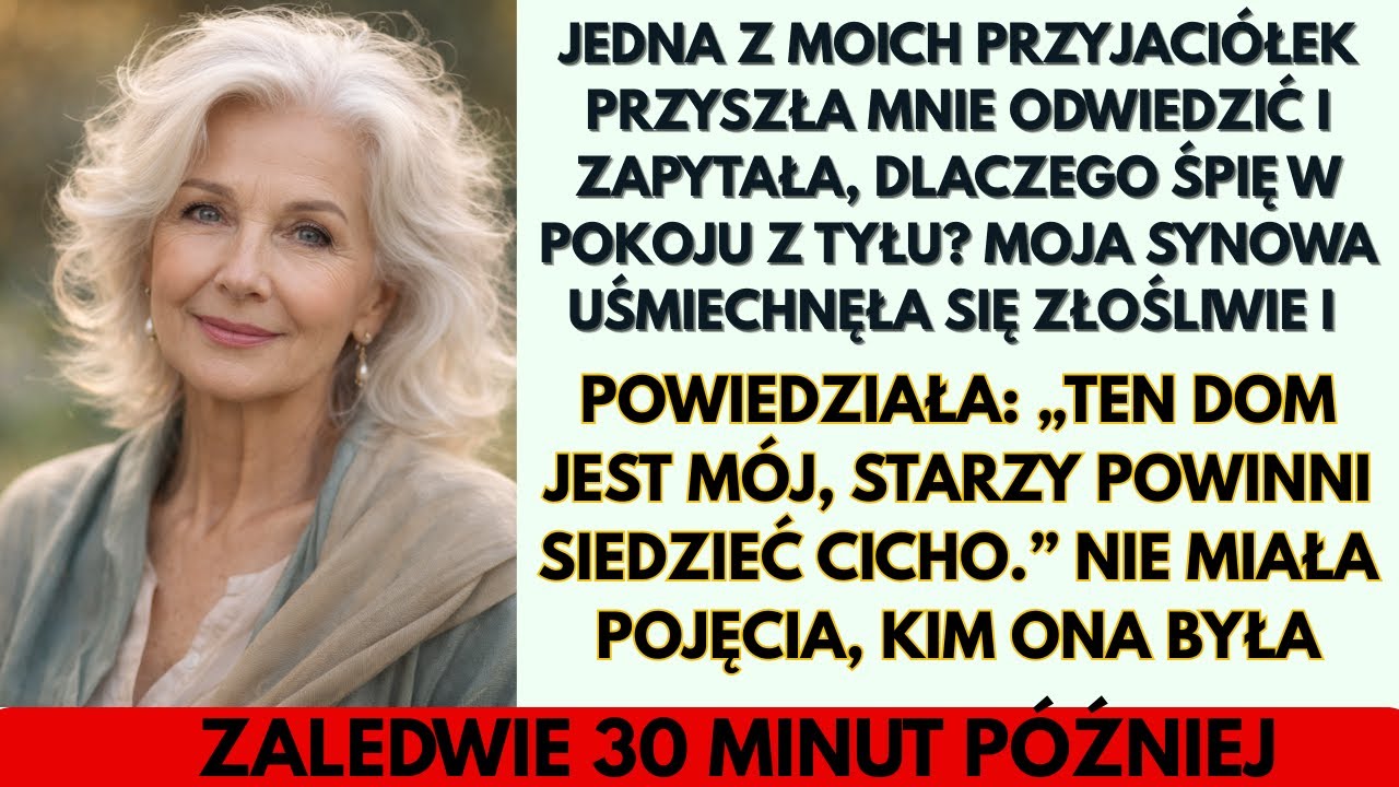 Moja synowa powiedziała chłodno: „Ten dom jest mój” — aż weszła tamta kobieta.
