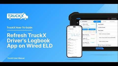 How to Refresh TruckX Driver