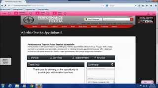 How to: Scheduling Online Service Appointment