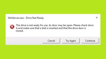 How To Fix WinSeven.exe Drive Not Ready Error Windows 10 / 8 / 7