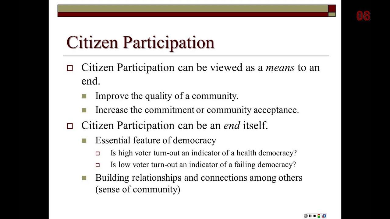 Total 48+ imagen citizen participation definition