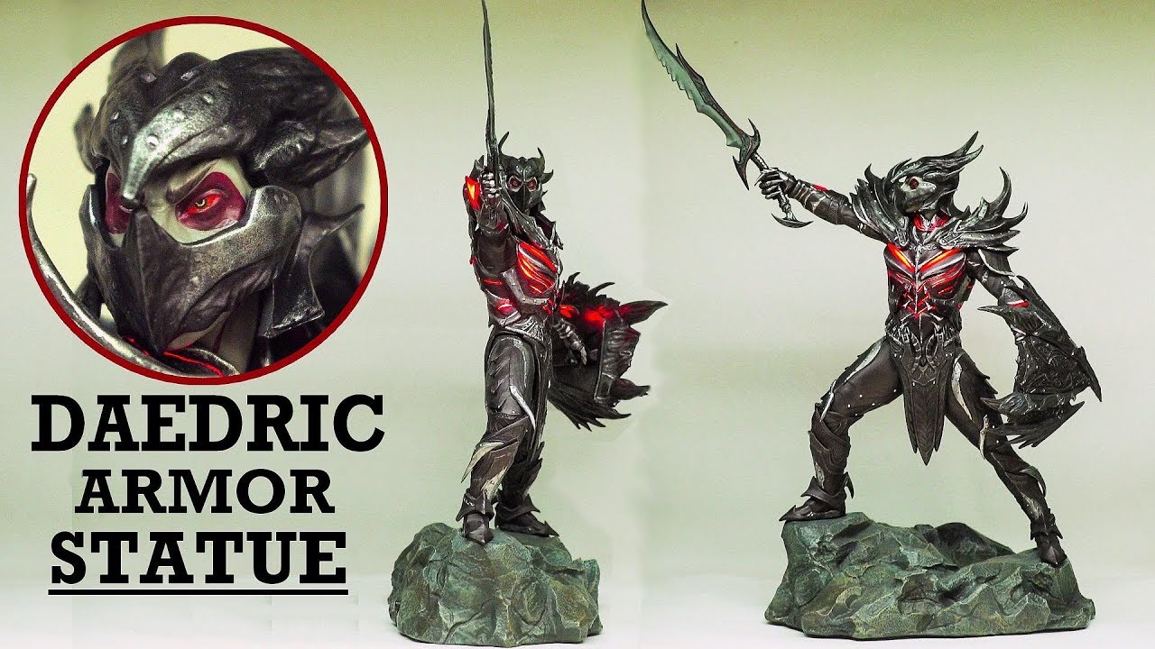 skyrim daedric warrior figure