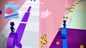 Layers Roll all levels gameplay android and iOS 2-3