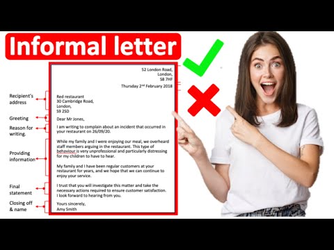How to write an informal letter📝| All you need to know!