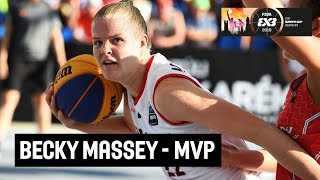 Becky Massey - Belgium - Women's MVP - FIBA 3x3 U18 Europe Cup 2018