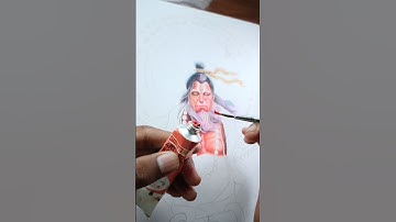 Lord Hanuman drawing 🚩🚩 work in progress ||  #artifyabhishek