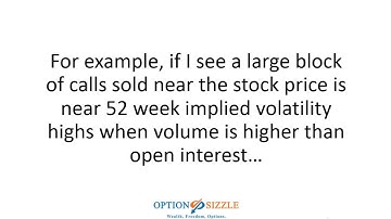 The Ugly Side Of Trading Unusual Options Activity