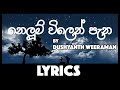 Nelum Vilen Pena (නෙළුම් විලෙන් පැන) Lyrics -  Dushyanth Weeraman