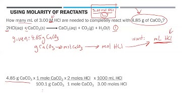 How To Use Molarity for Solution Stoichiometry Calculations