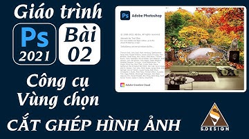 Giáo trình tự học Photoshop 2021 - Bài 2: Công cụ tạo vùng chọn và bài tập ghép hình | S.Design