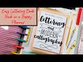 Easy Lettering Book Hack in a Happy Planner| DIY Tutorial