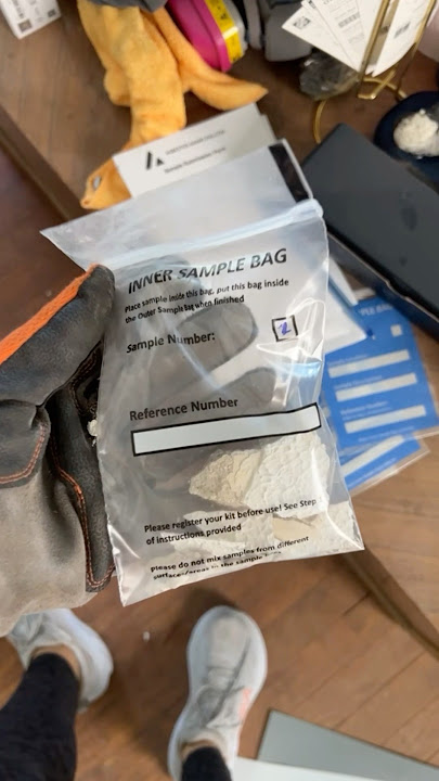 How to TEST FOR ASBESTOS before demo 🫣 #homeimprovement #homerenovation