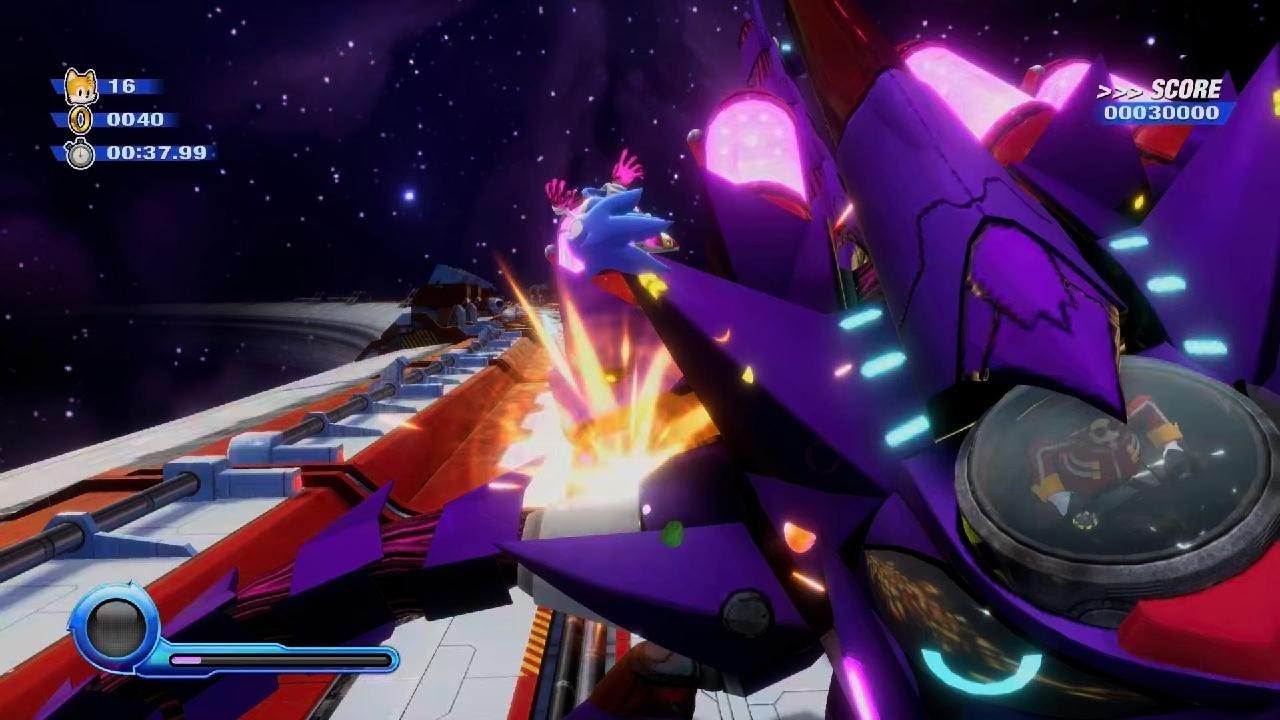 Sonic Colors Eggman battle YouTube